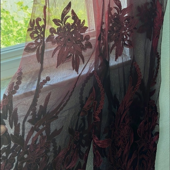 NWT,Gold Label WOW Couture,Wanderlust in Wine, Line w/A Bodysuit/Shaper,Stunning - Picture 12 of 14